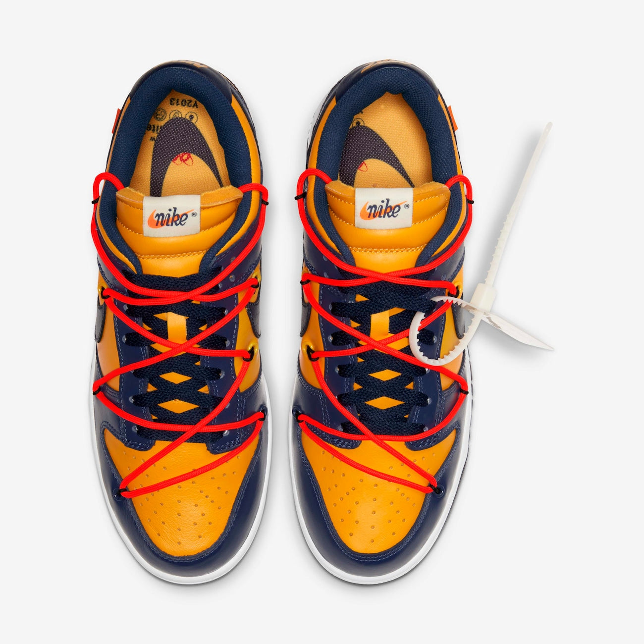 Off-White x Nike Dunk Low "University Gold"