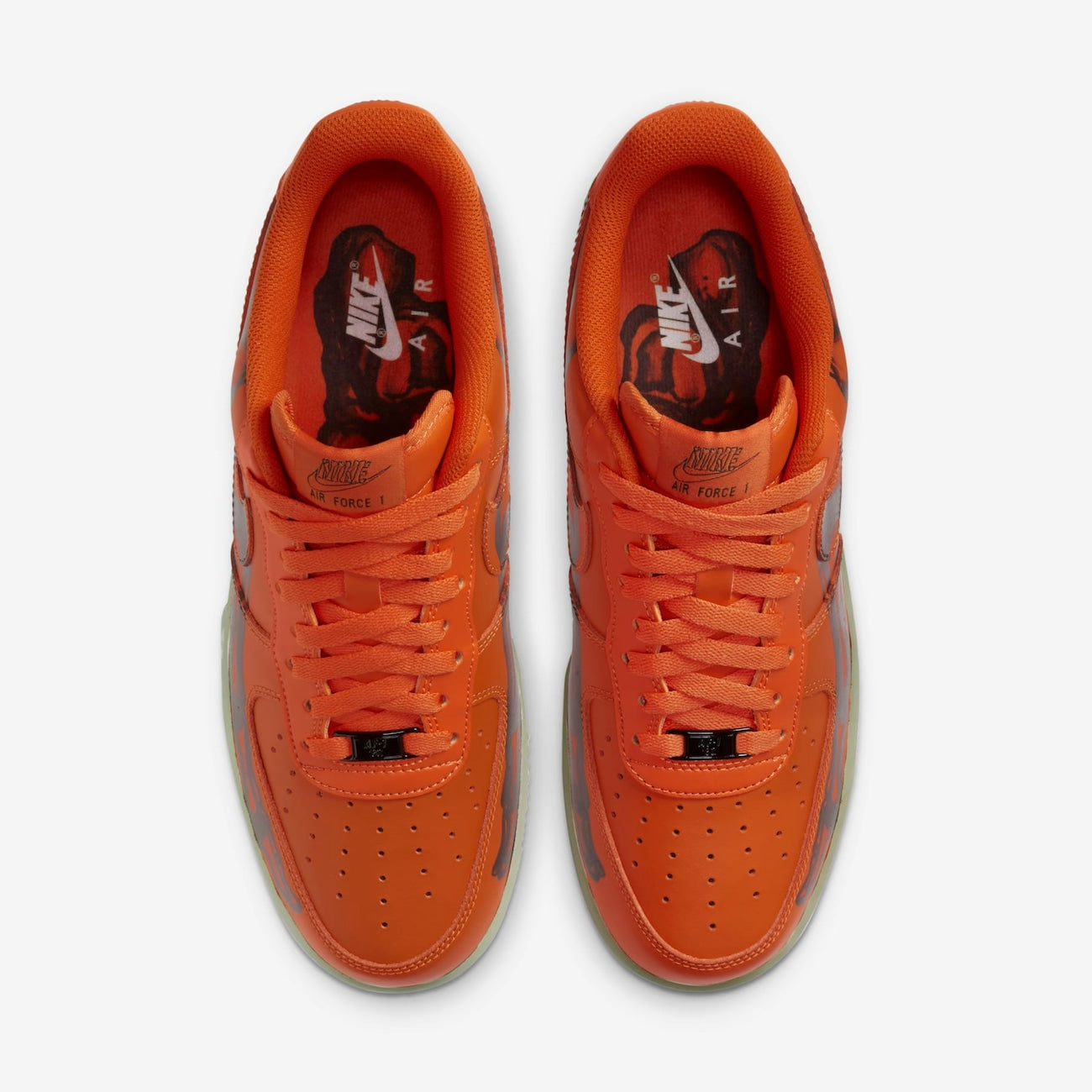 Nike Air Force 1 Skeleton "Orange"