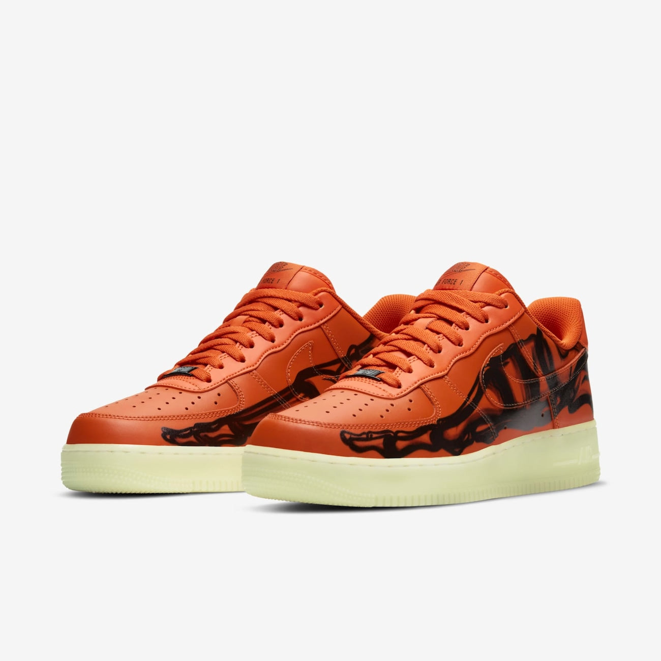Nike Air Force 1 Skeleton "Orange"