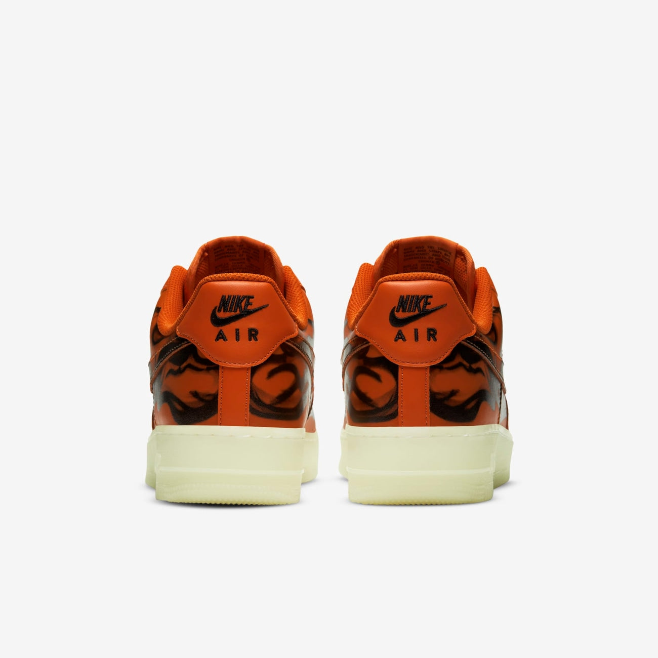 Nike Air Force 1 Skeleton "Orange"