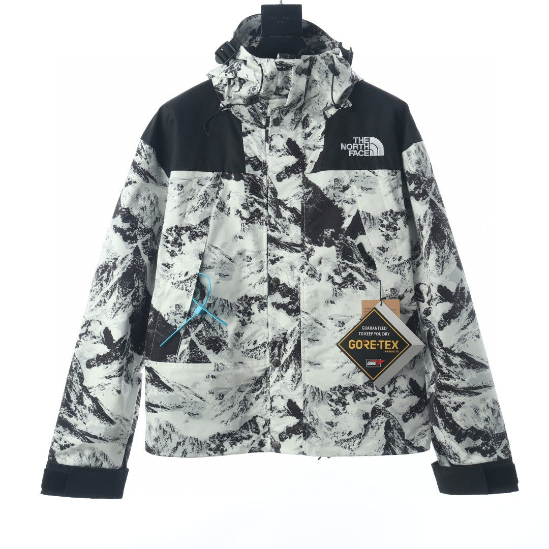 The North Face x Supreme Mountain Jacket Inspired – Snowy Edition (GORE-TEX®)