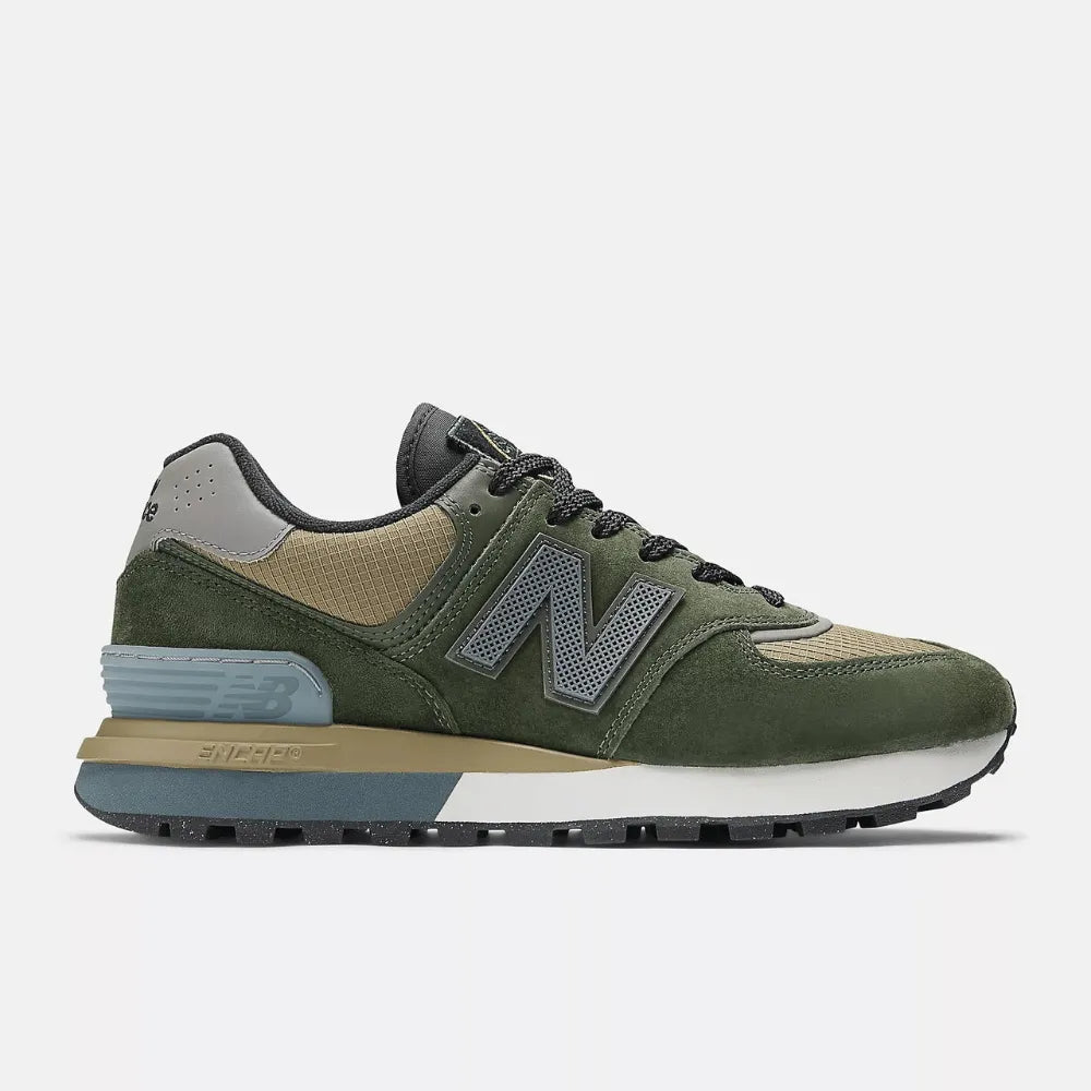 Stone Island x New Balance 574 Legacy Dark Green