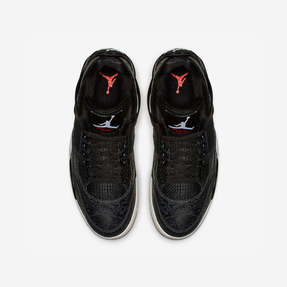 Nike Air Jordan 4 Retro "Laser Black Gum"