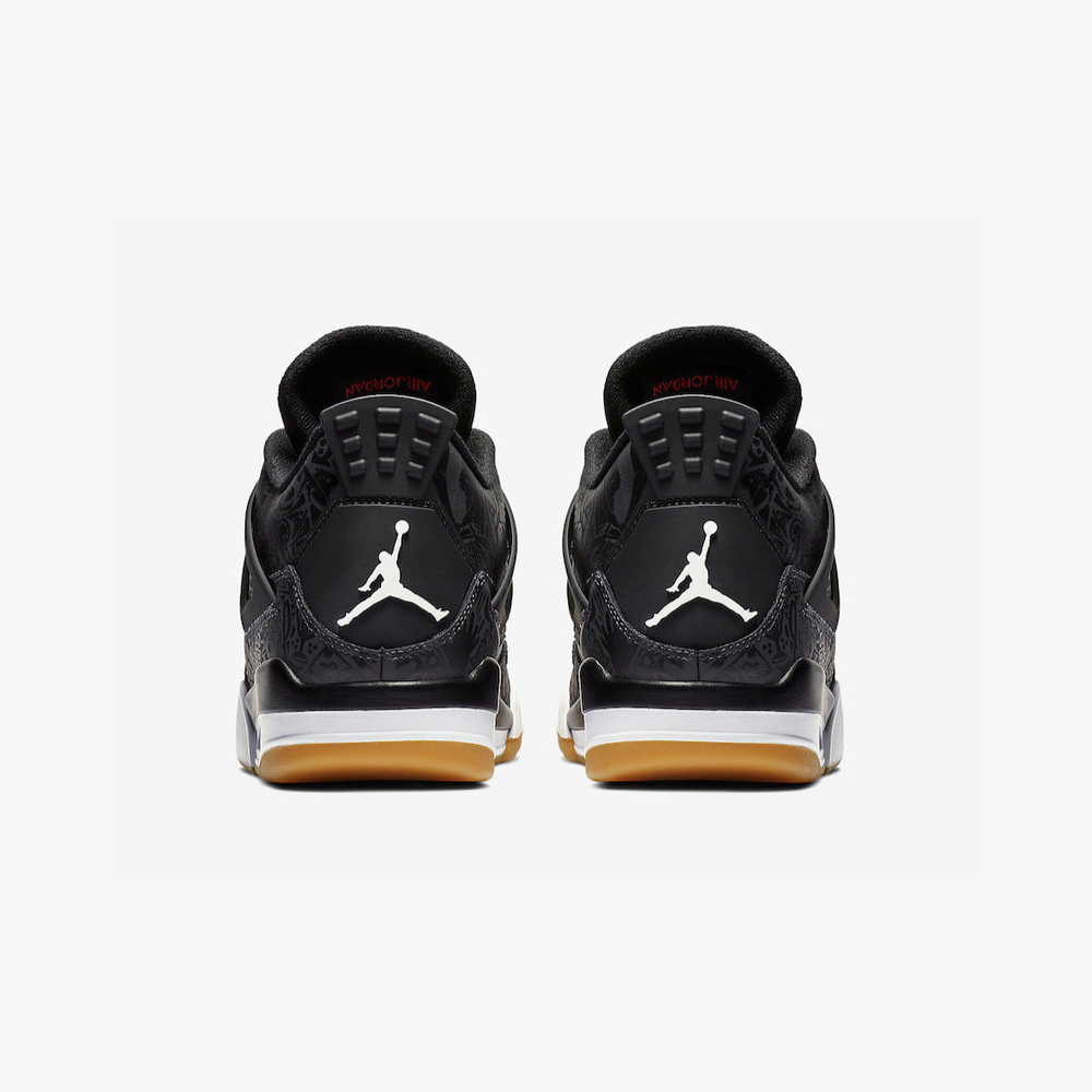 Nike Air Jordan 4 Retro "Laser Black Gum"