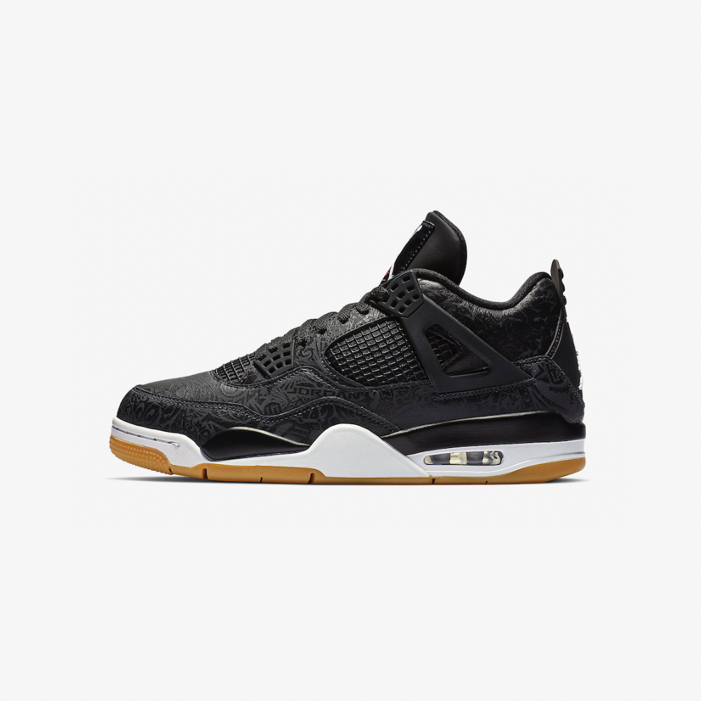 Nike Air Jordan 4 Retro "Laser Black Gum"