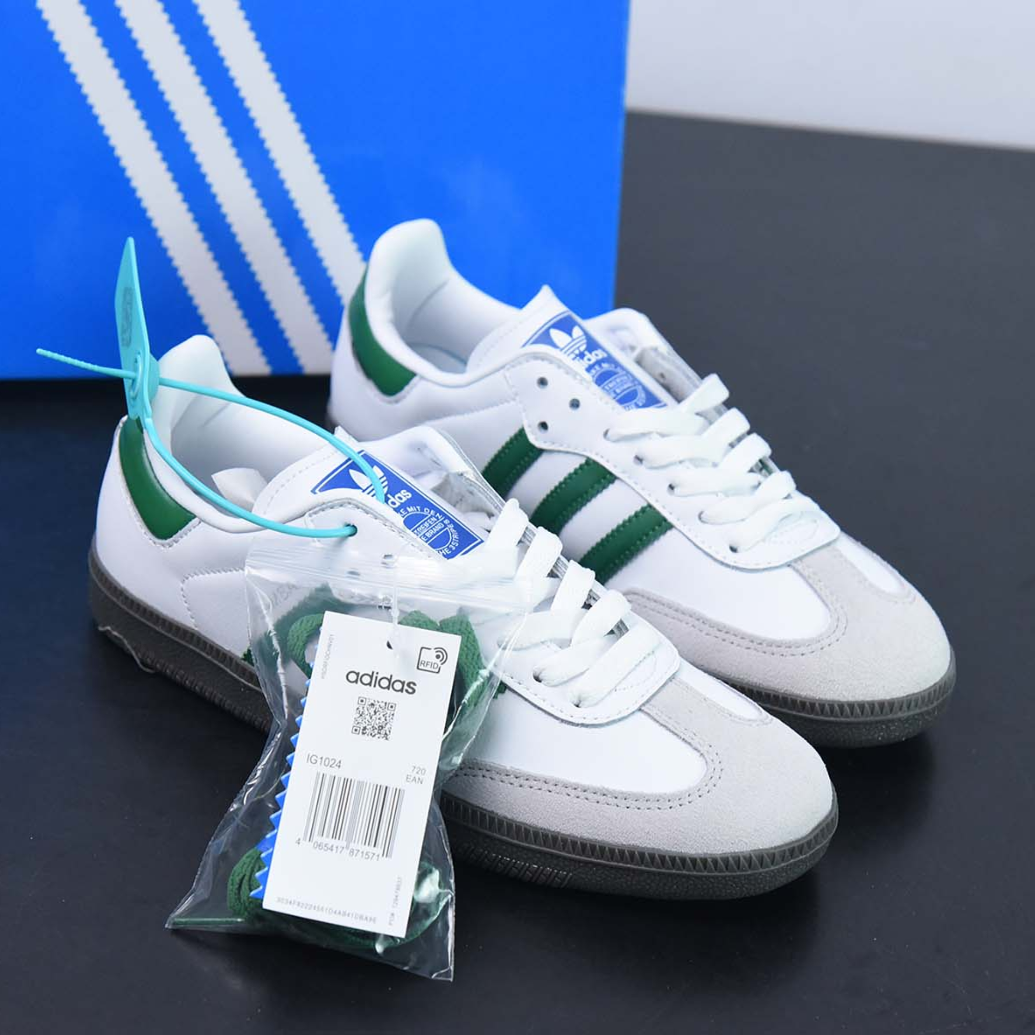Adidas Samba Footwear White Green