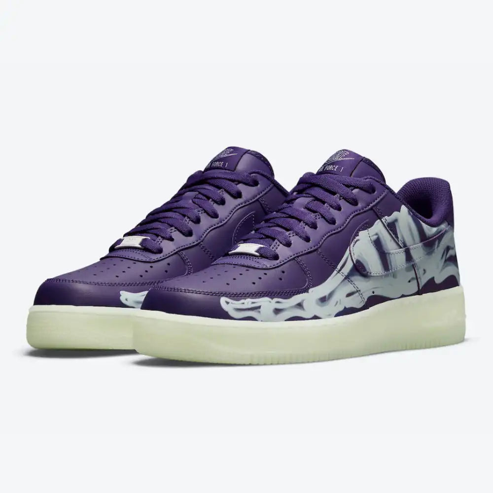 Nike Air Force 1 Low "Purple Skeleton"