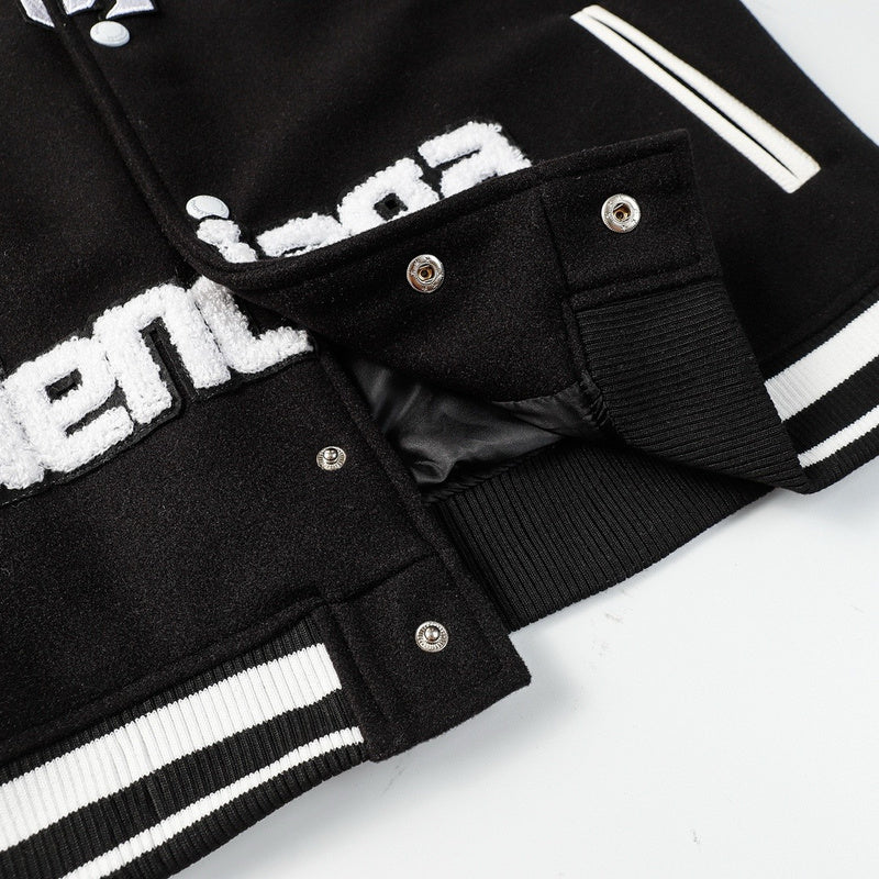 Varsity Jacket | Balenciaga | Black/White