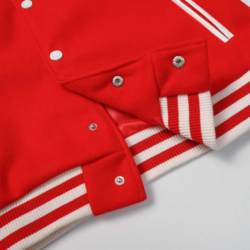 Varsity Jacket | Louis Vuitton | White Red