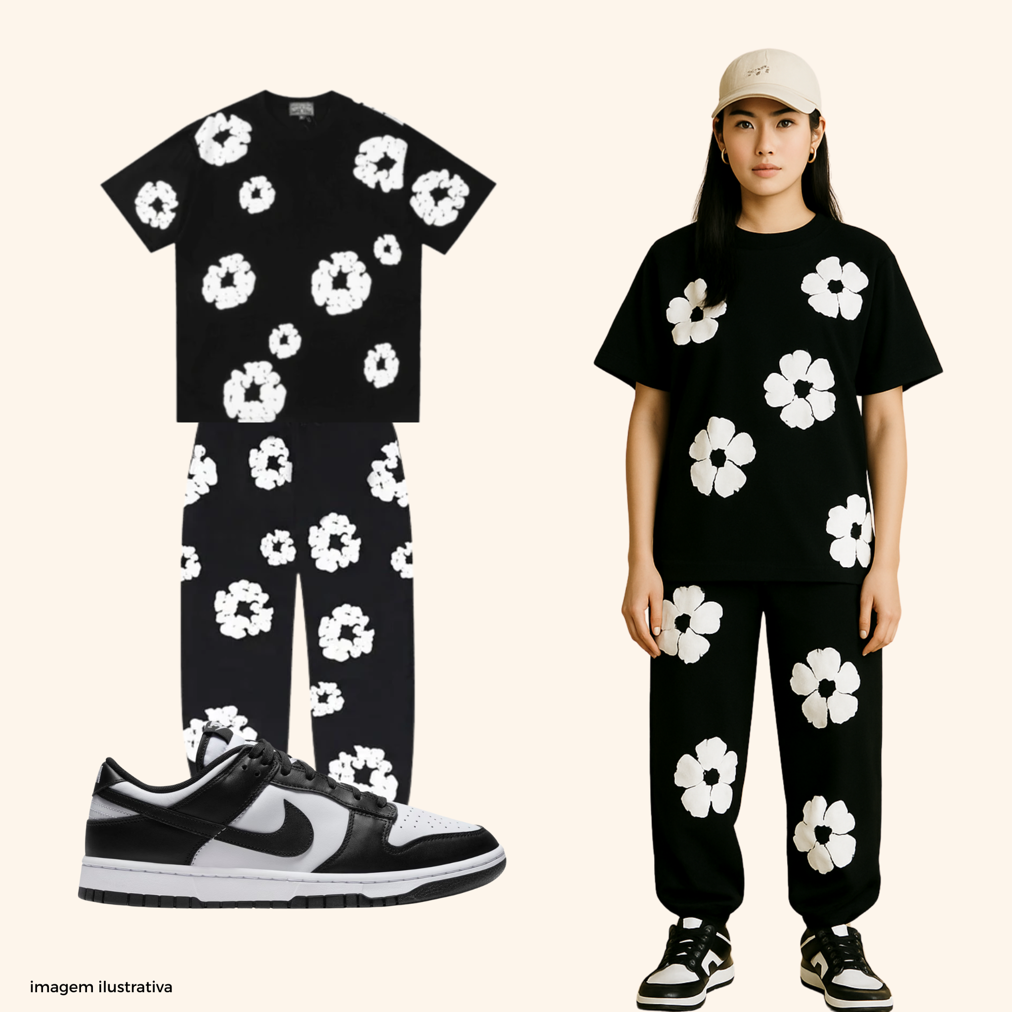 Outfit Gangsta Flower
