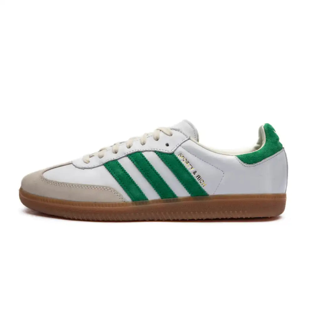 Rich White Green x Adidas Samba OG Sporty