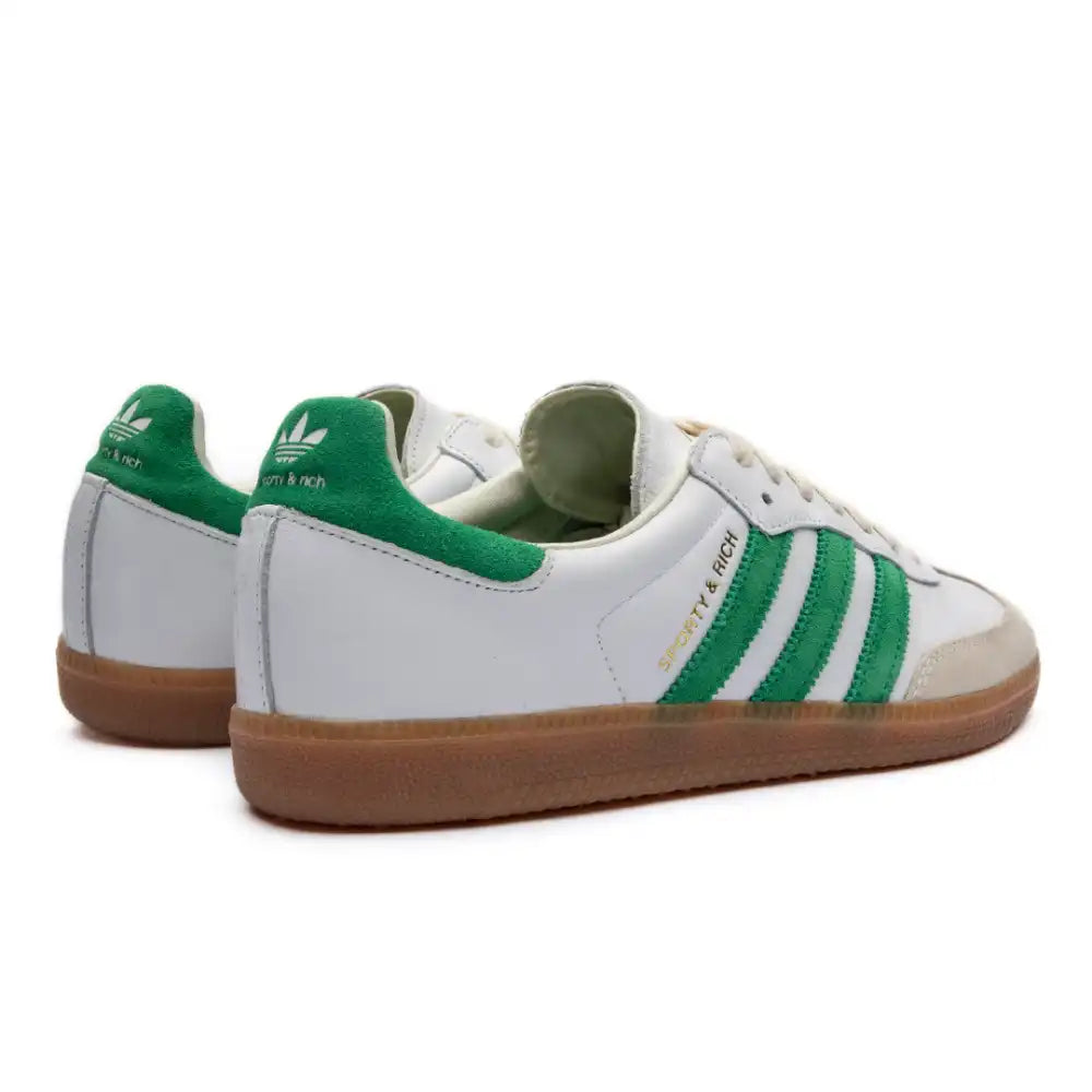 Rich White Green x Adidas Samba OG Sporty