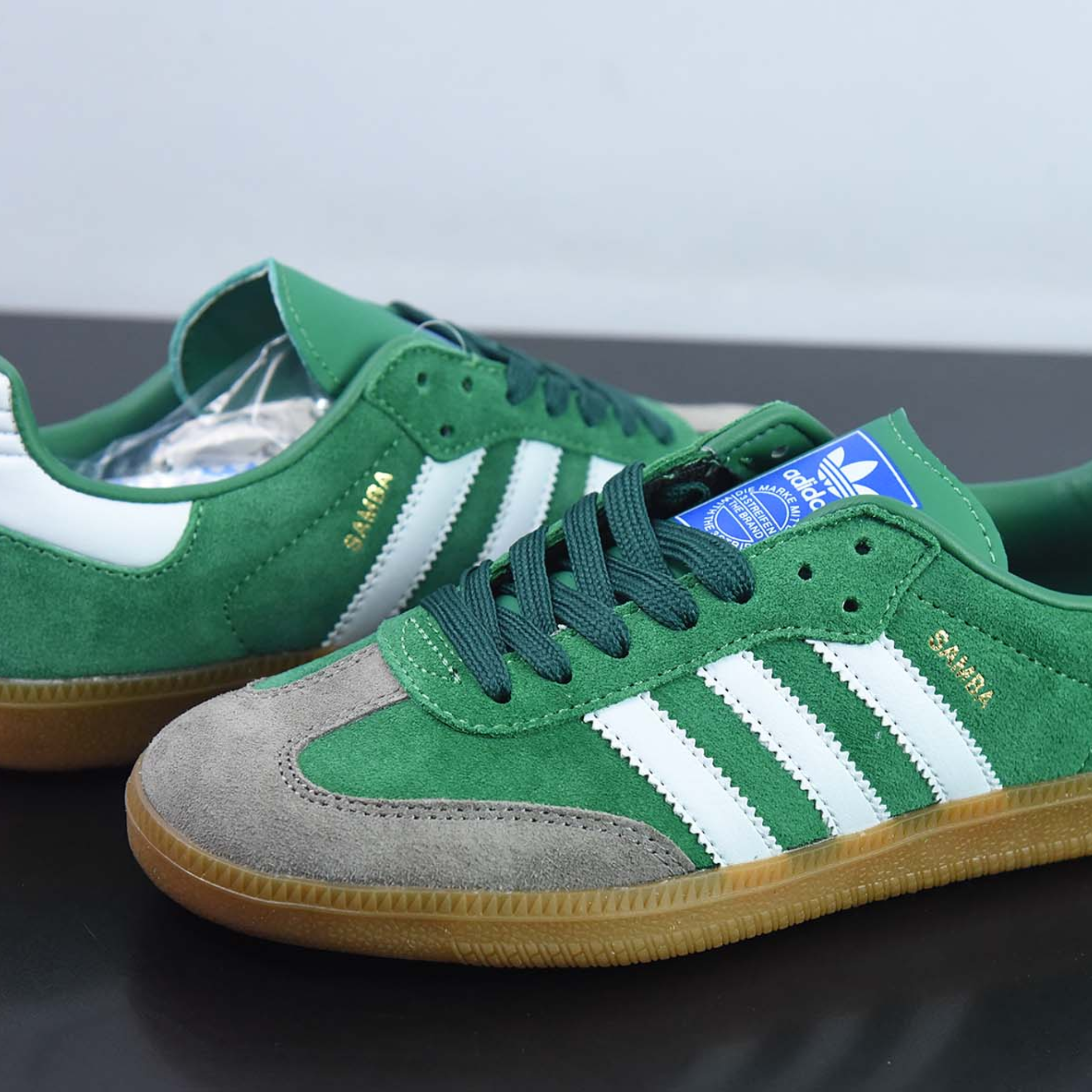 Adidas Samba 'Collegiate Green Gum Grey Toe'
