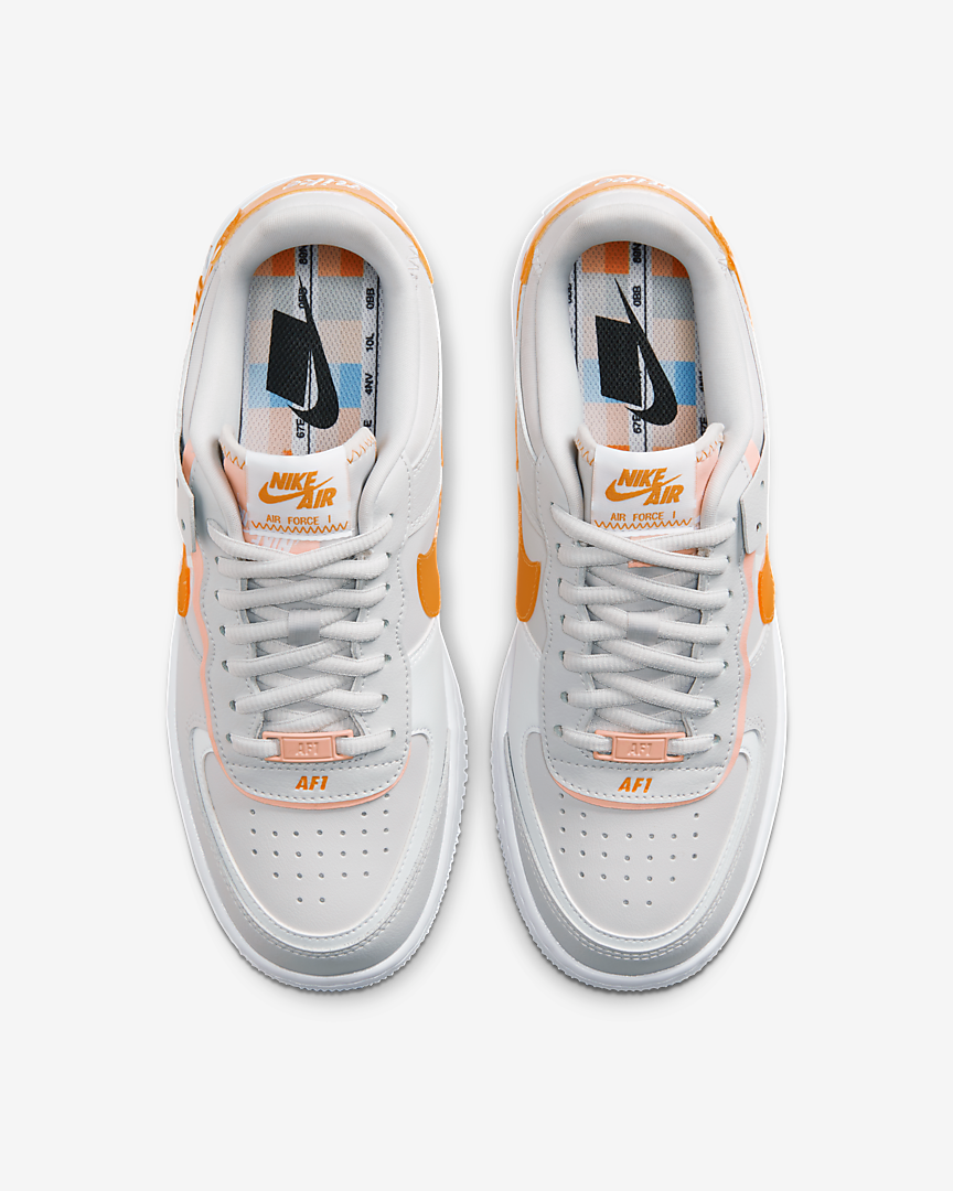 Nike Air Force 1 Shadow "Vast Orange Gray"