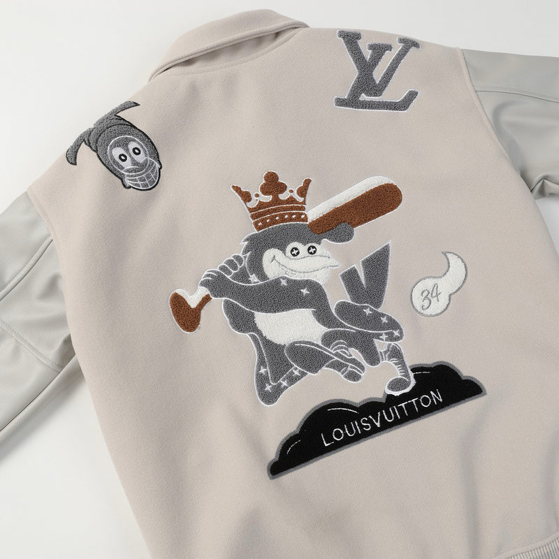 Varsity Jacket | Louis Vuitton | Gray
