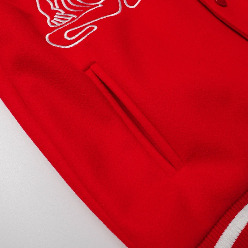 Varsity Jacket | Louis Vuitton | White Red