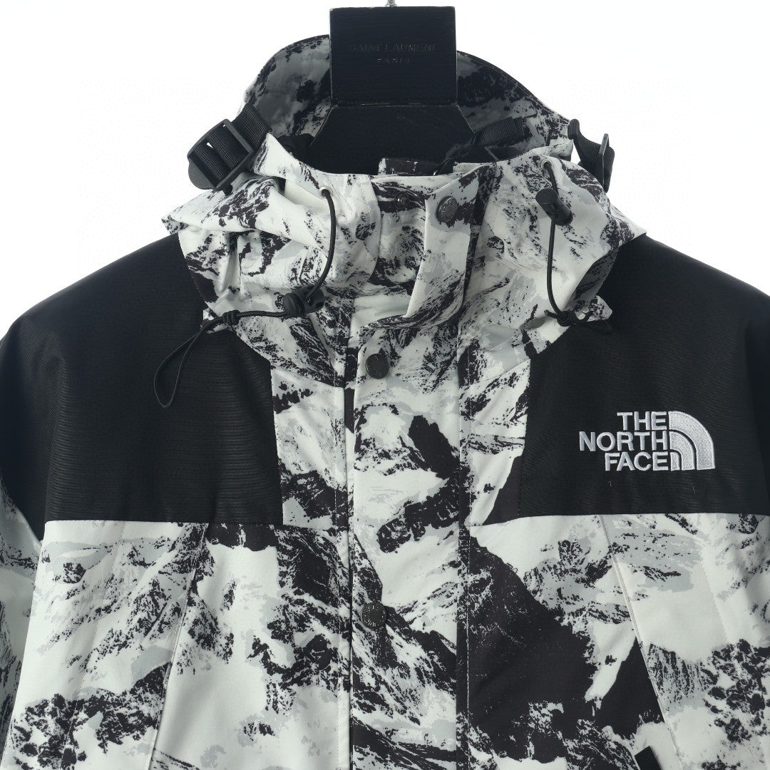 The North Face x Supreme Mountain Jacket Inspired – Snowy Edition (GORE-TEX®)
