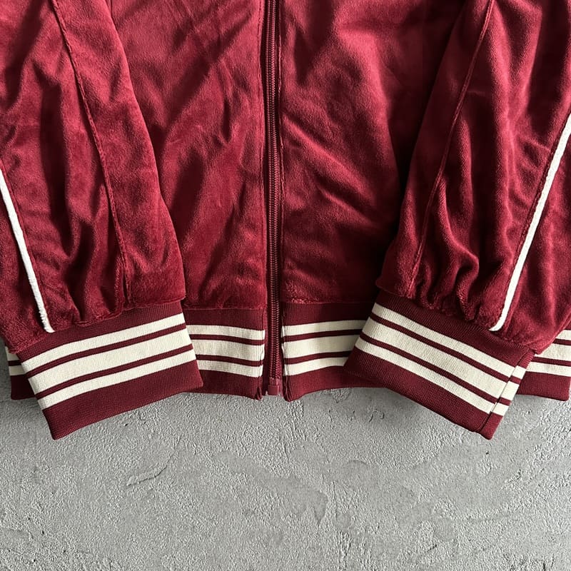 Corteiz VVS Uptown Jacket Burgundy