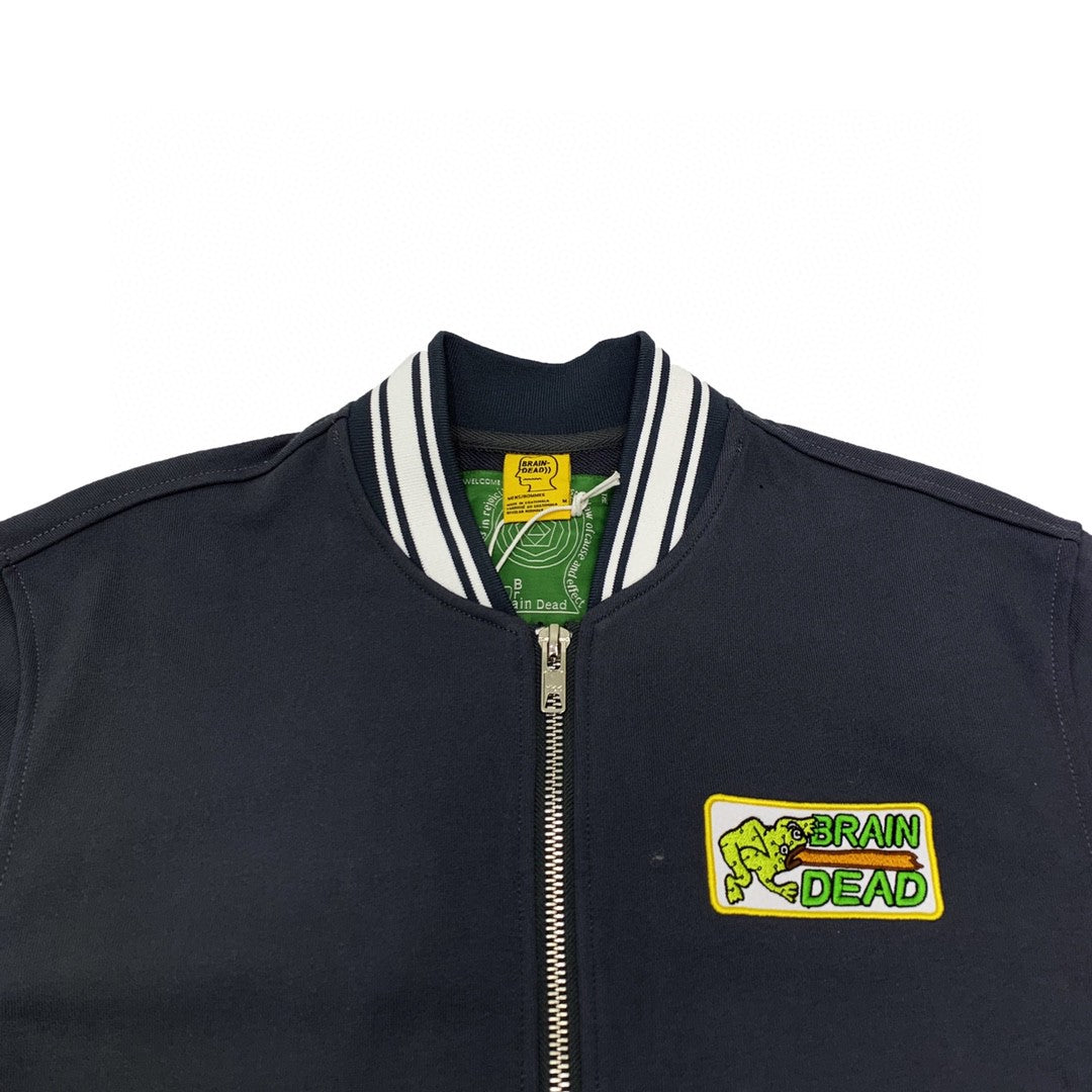 Brain Dead Varsity Jacket Inspired – Classic Black