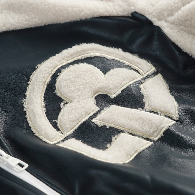 Varsity Jacket | Leather Mix Teddy - Ready to Wear | Louis Vuitton
