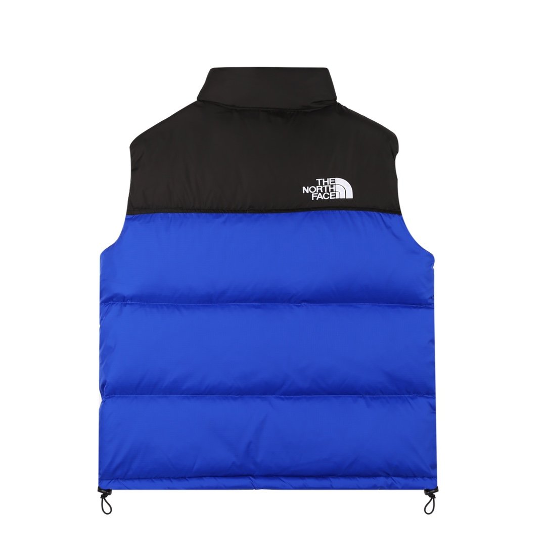 The North Face 1996 Retro Nuptse Vest “Bolt Blue” – Essência clássica, visual impactante
