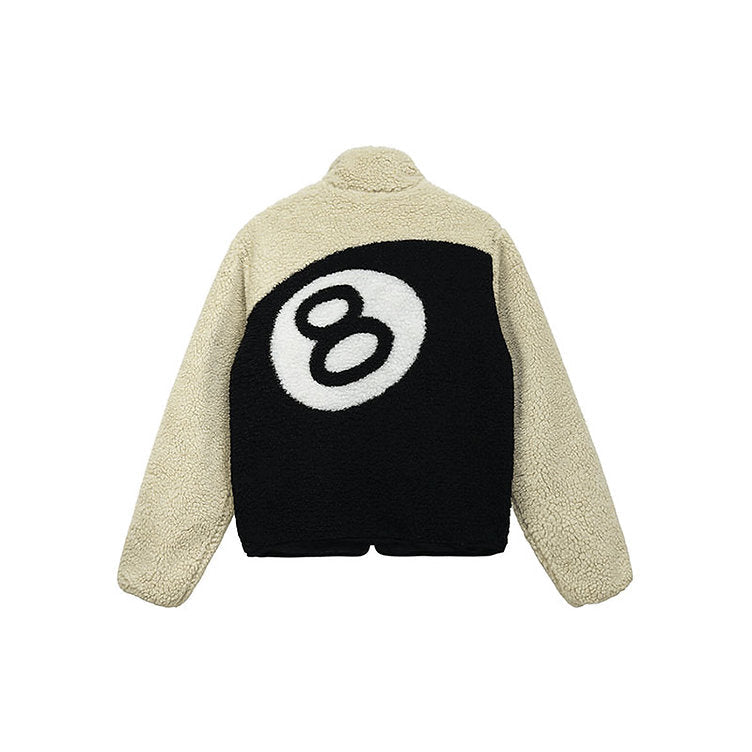 Jaqueta Stussy - 8 Ball Sherpa(Dupla Face)