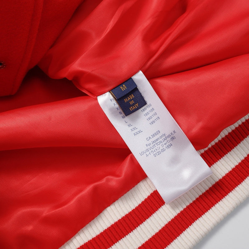 Varsity Jacket | Louis Vuitton | White Red