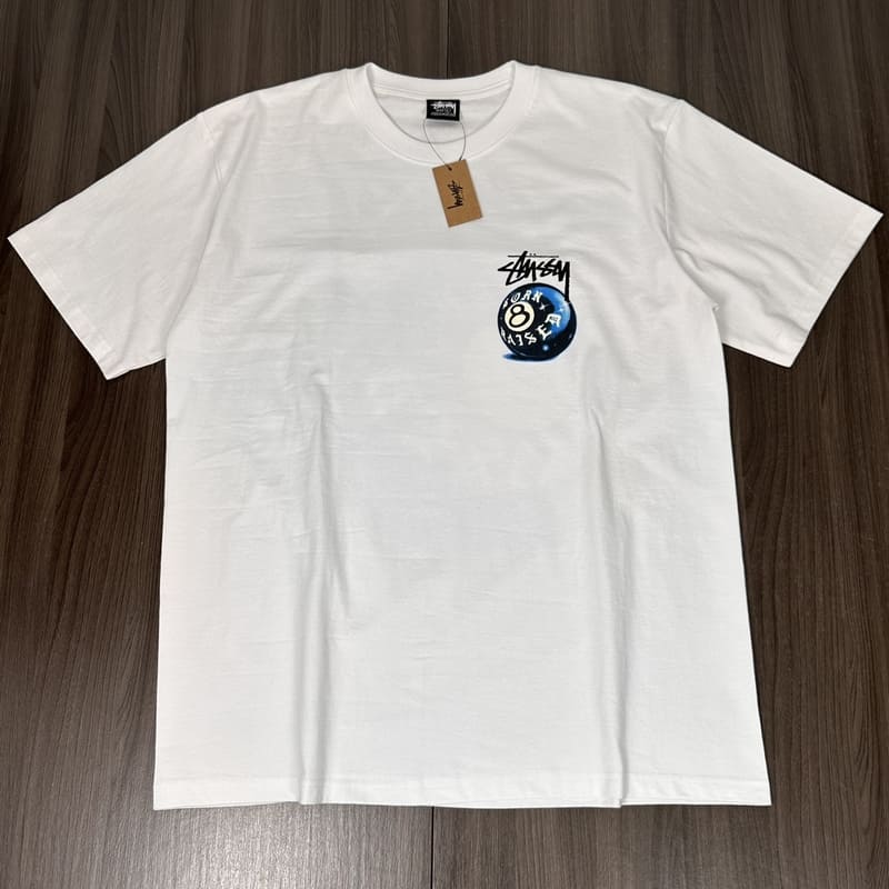 Camiseta Stussy x Born x Raised 8Ball
