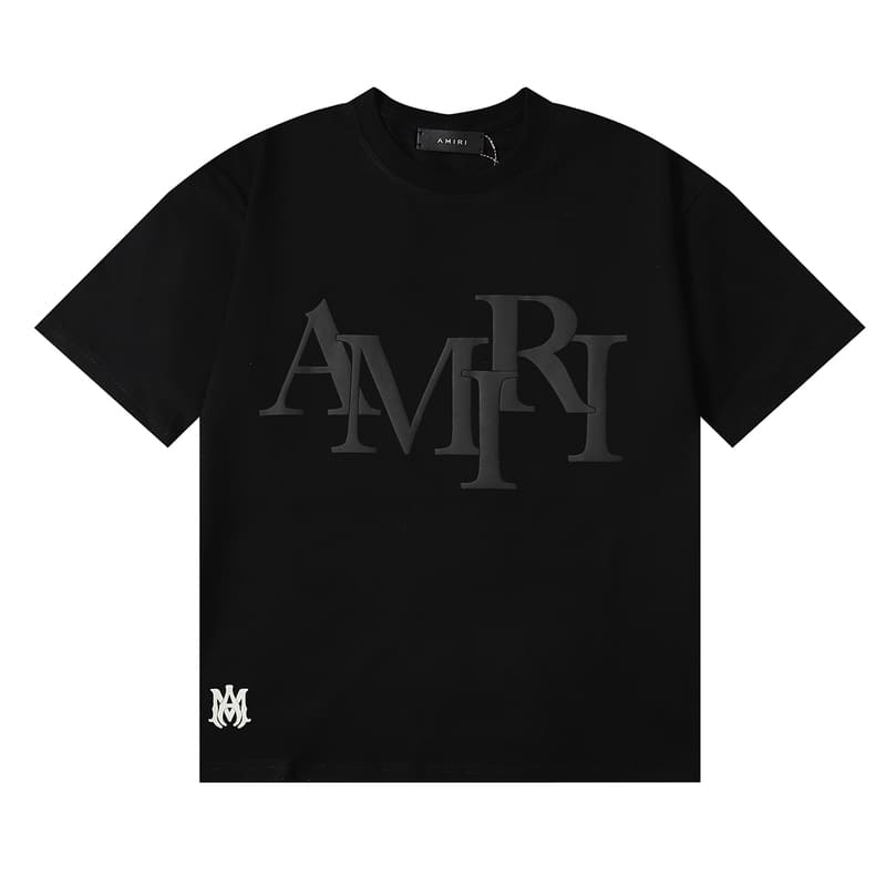 Camiseta Amiri Staggered - Black