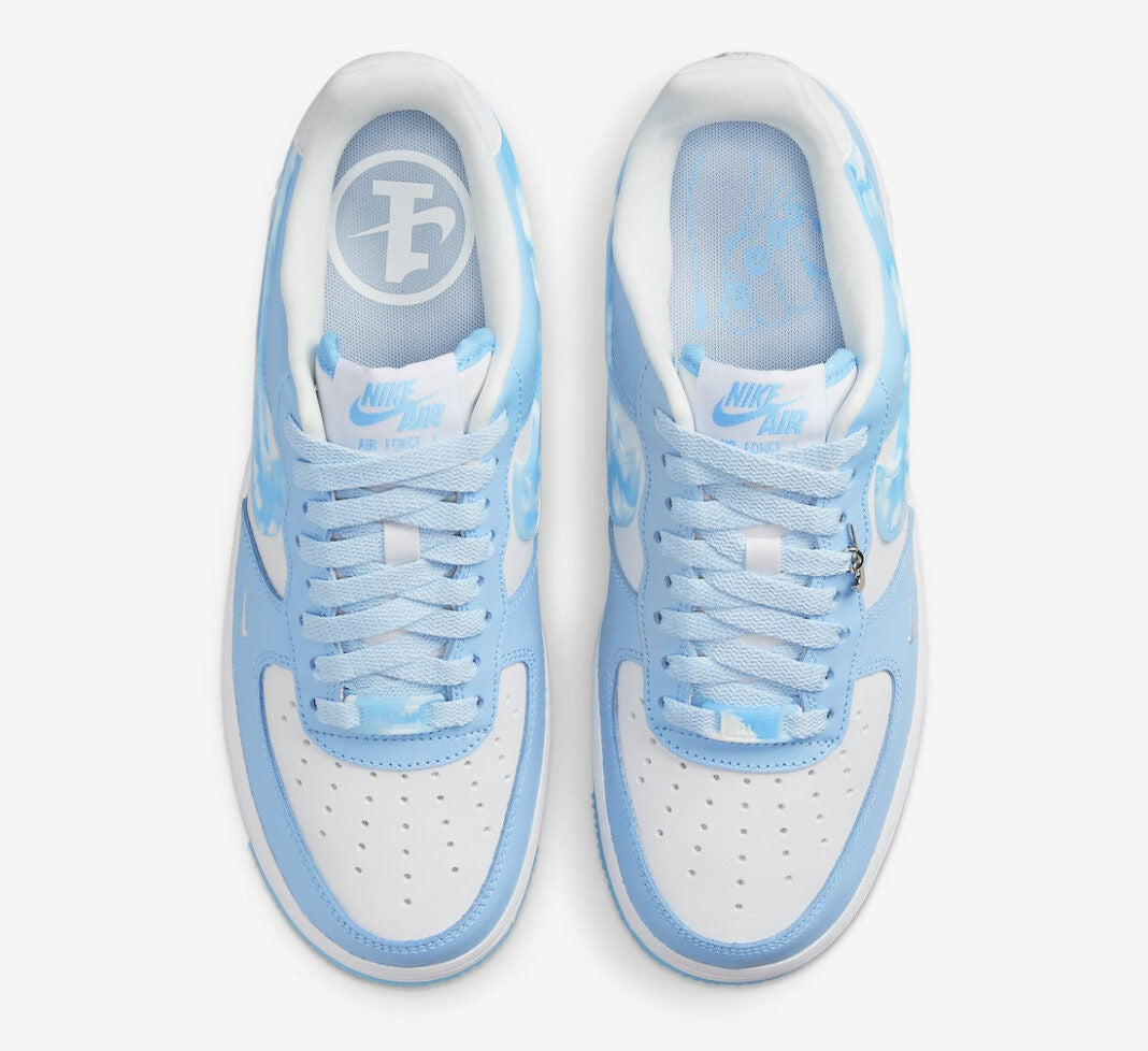 Nike Air Force 1 Low Nail Art "White/Blue"