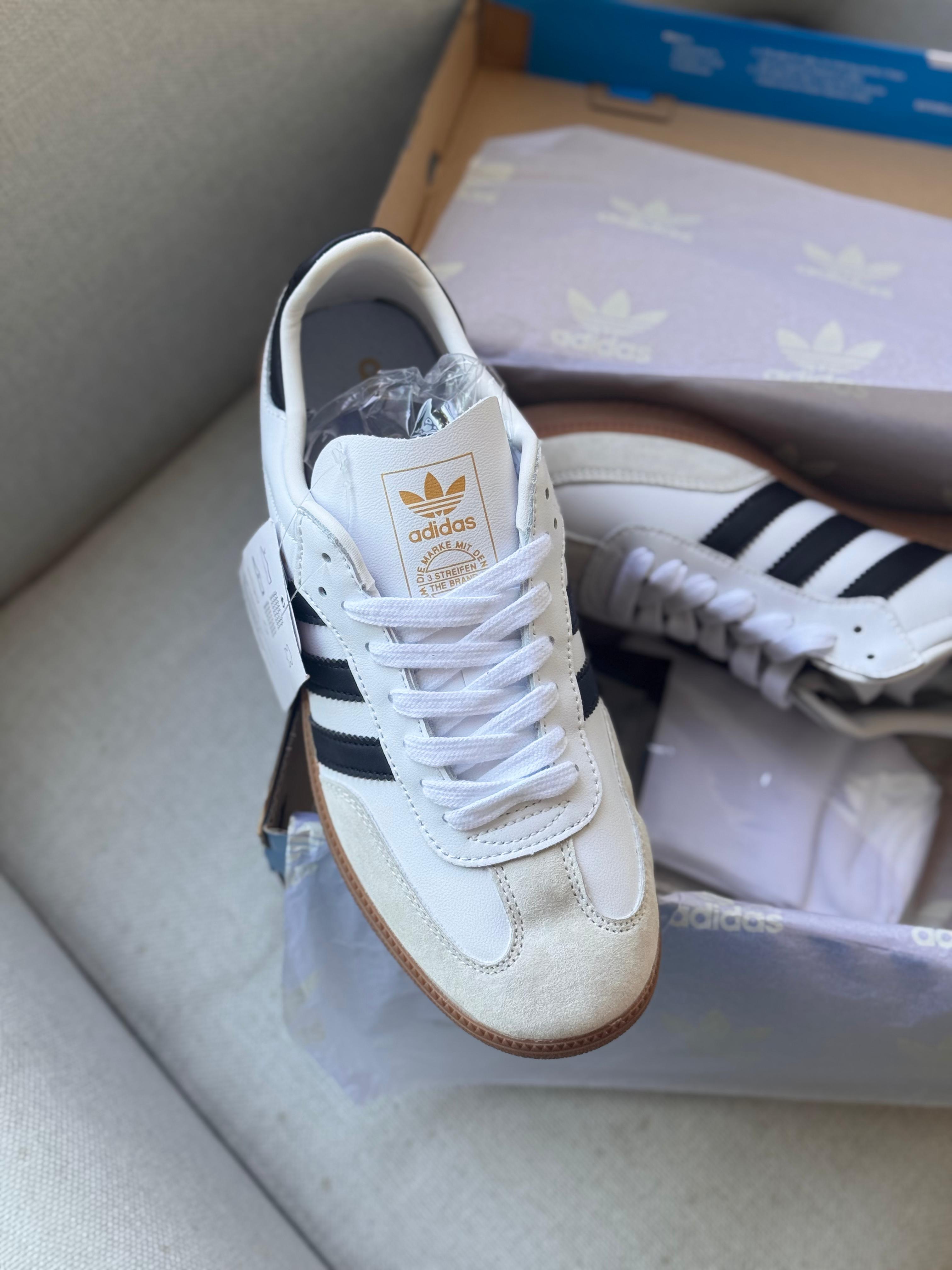Adidas Samba Decon "White/Black/Gum" (Pronta entrega, 40)