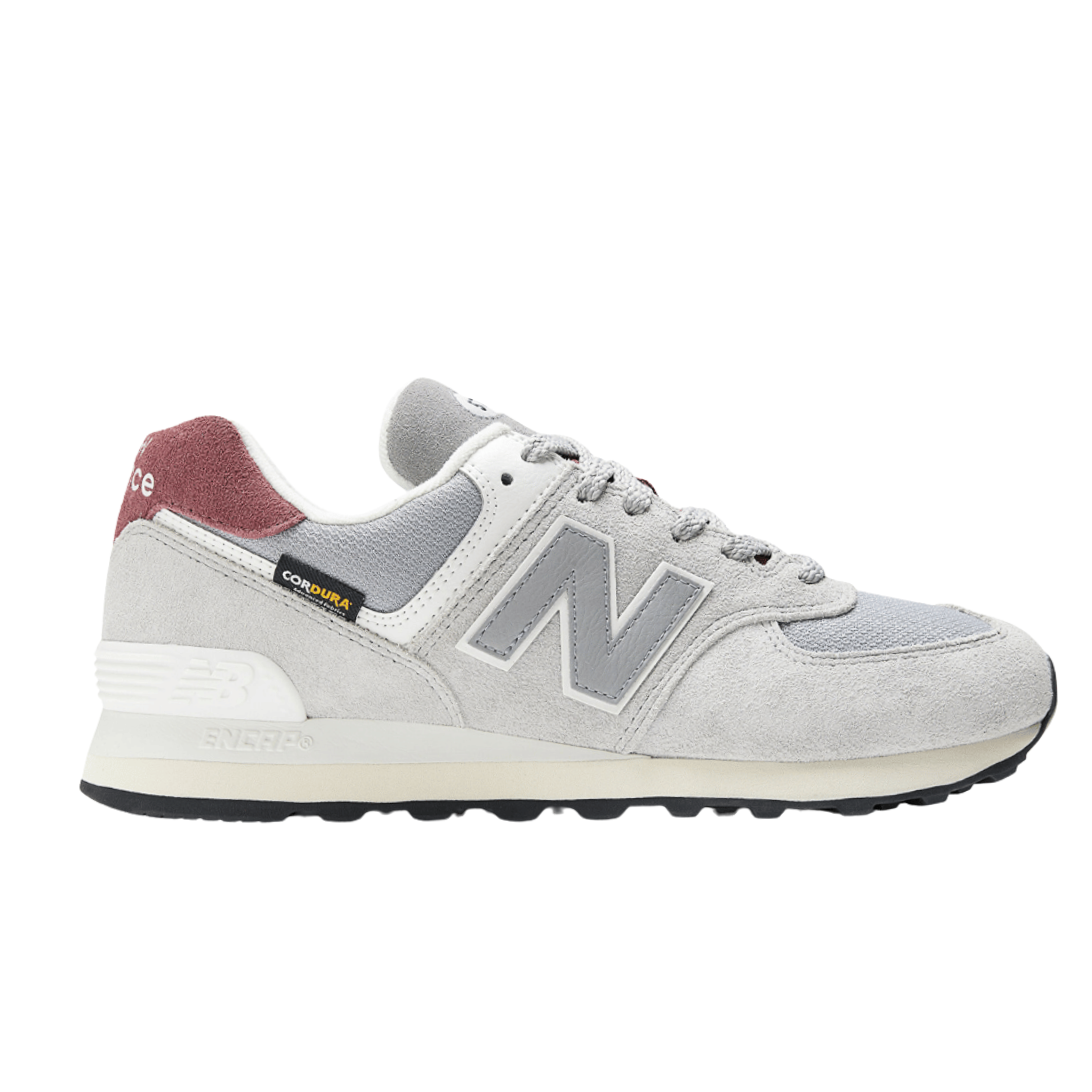 New Balance 574 Cordura Grey Brick Red