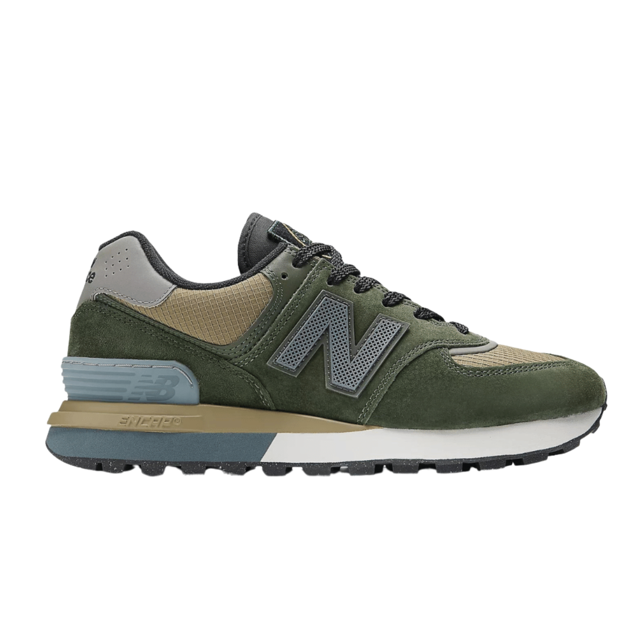 Stone Island x New Balance 574 Legacy Dark Green