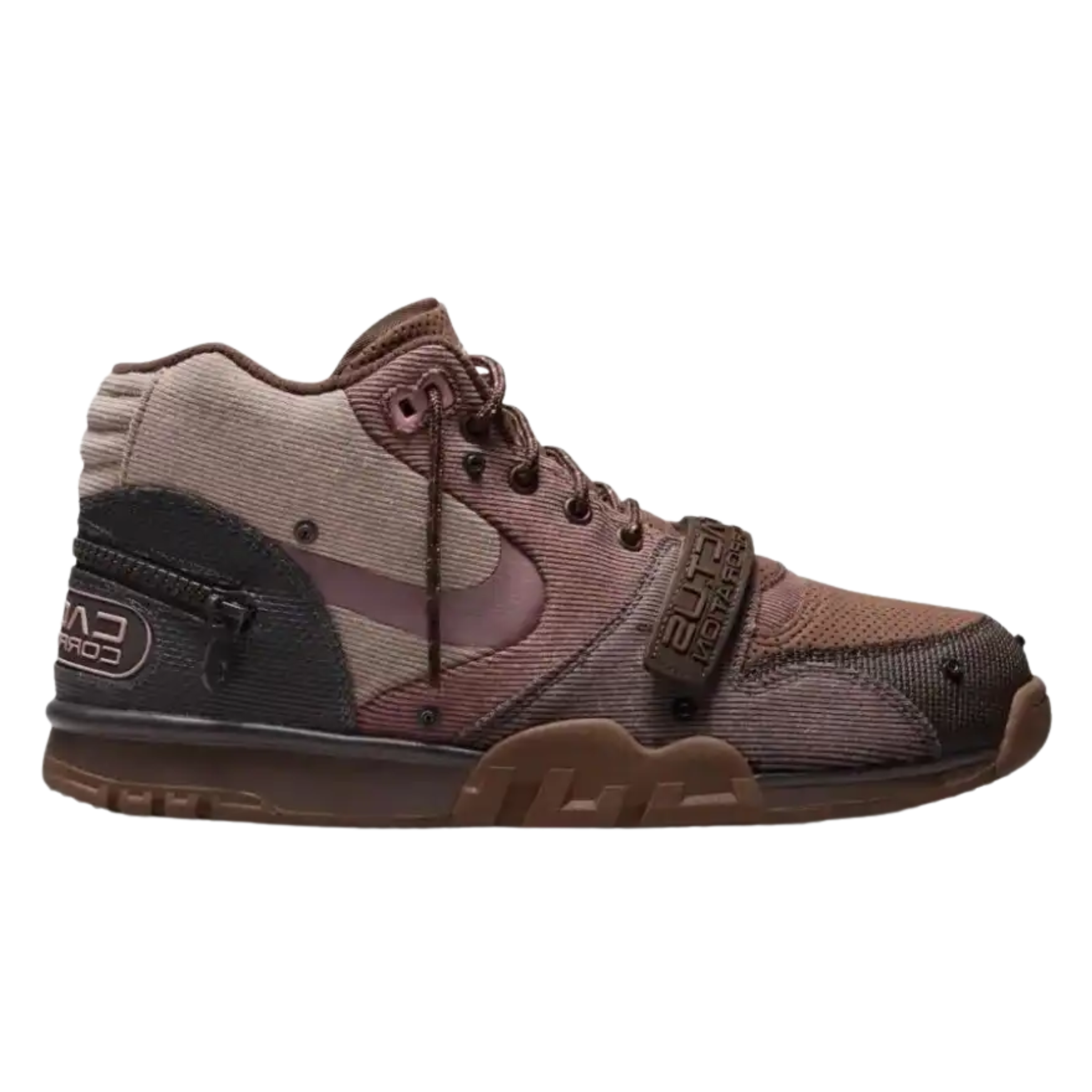 Travis Scott x Nike Air Trainer Archeo Brown and Rusty Pink