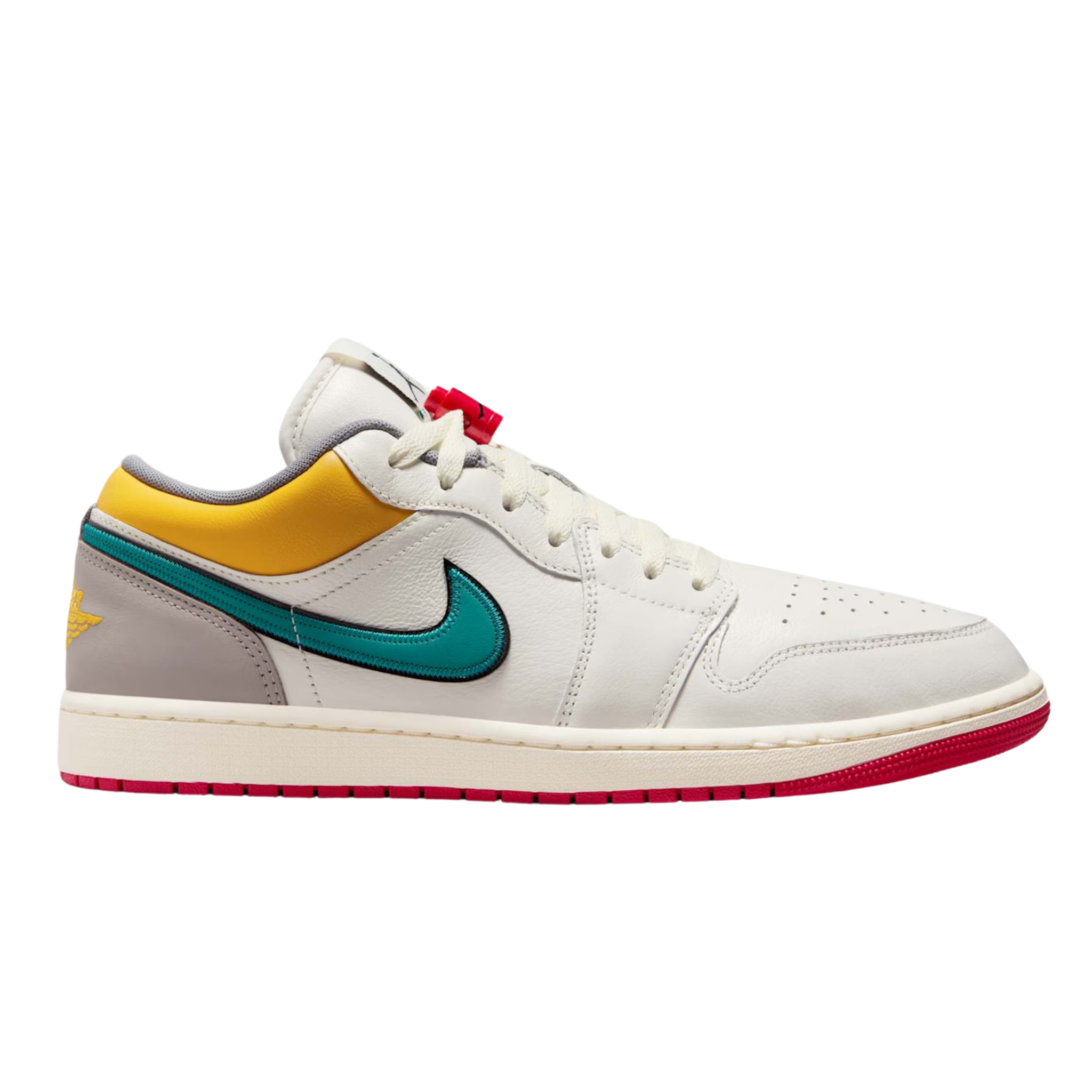 Nike Air Jordan 1 Low Premium Sail and Yellow Ochre