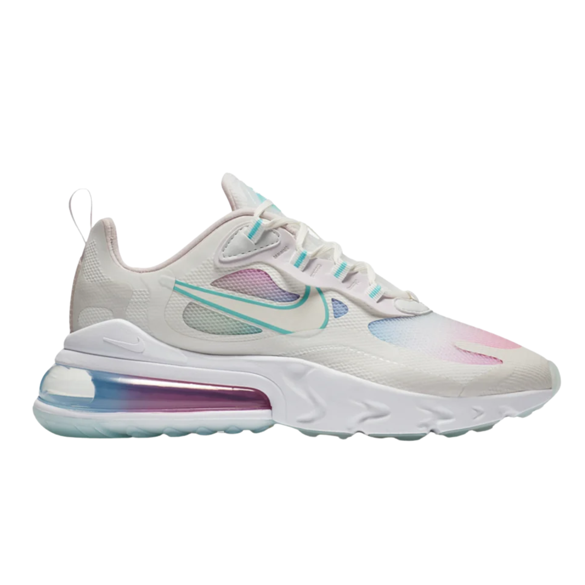 Nike Air Max 270 React Summit White Bleached Aqua