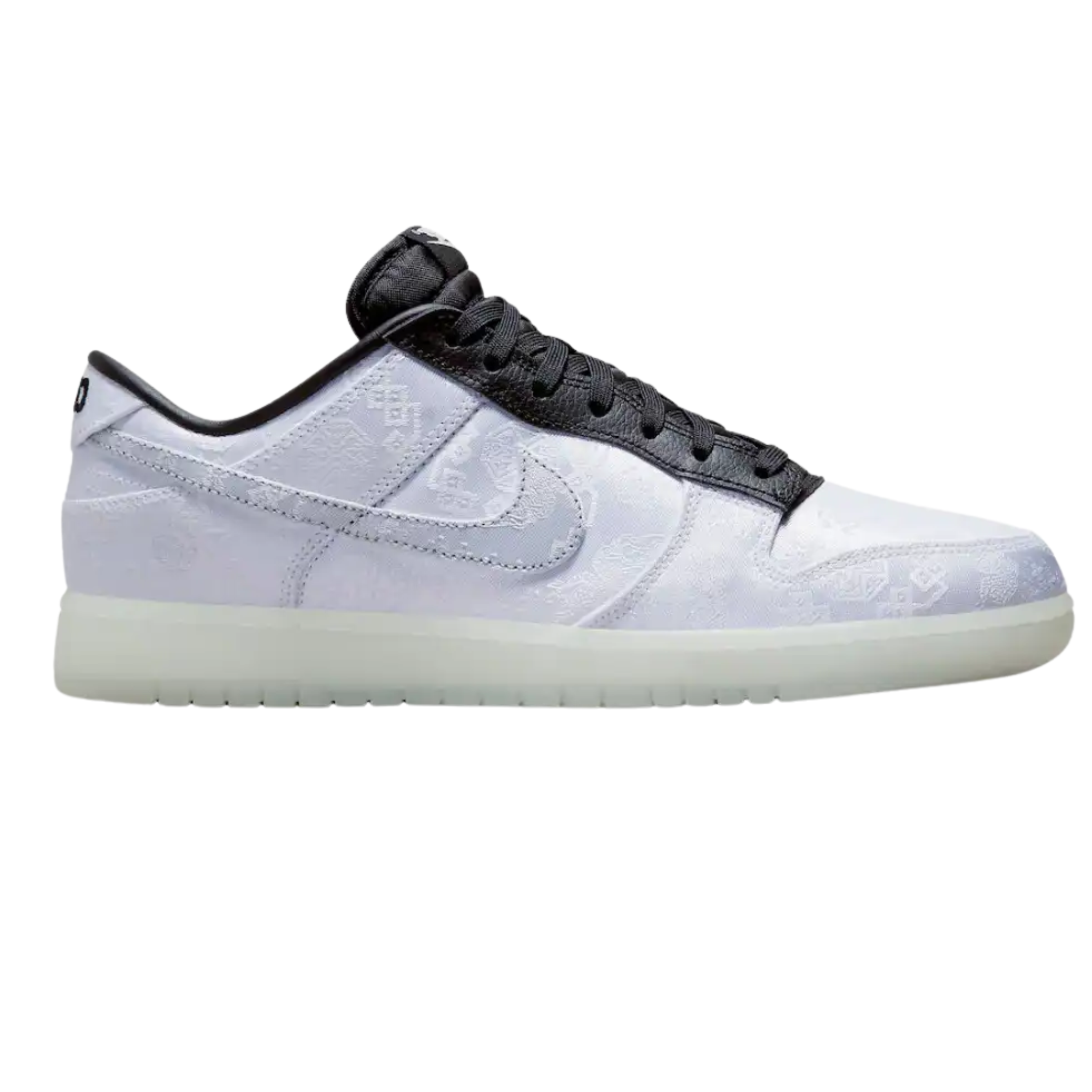 CLOT x Fragment x Nike Dunk Low "Black White"