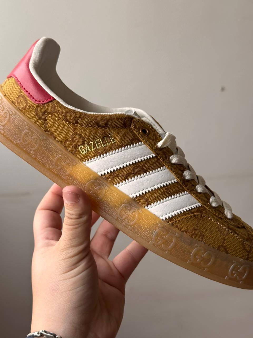 Gucci x Adidas Gazelle "GG Monogram" (Pronta entrega, 37)