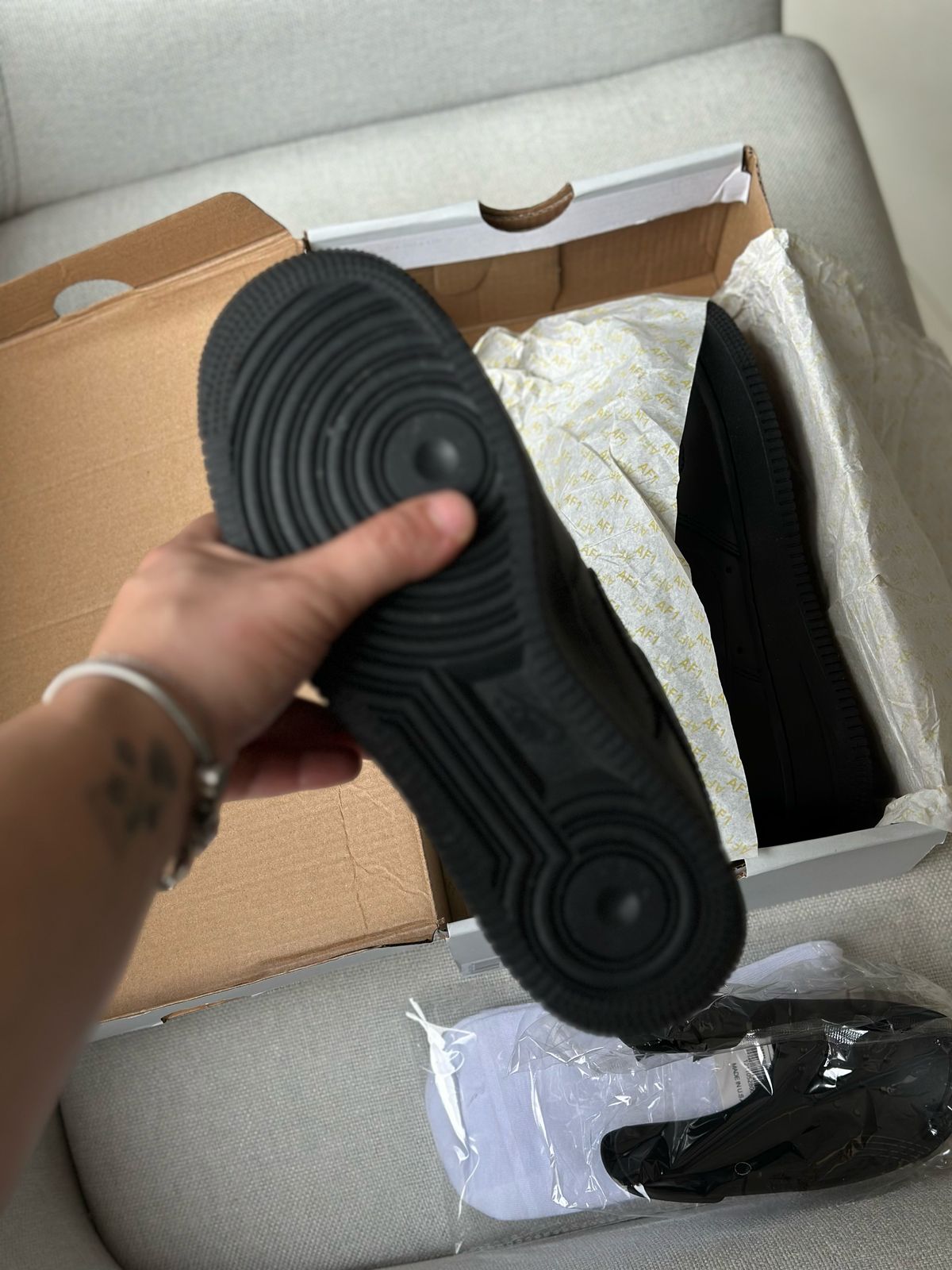 Nike Air Force 1 "Preto" (35, Pronta Entrega)