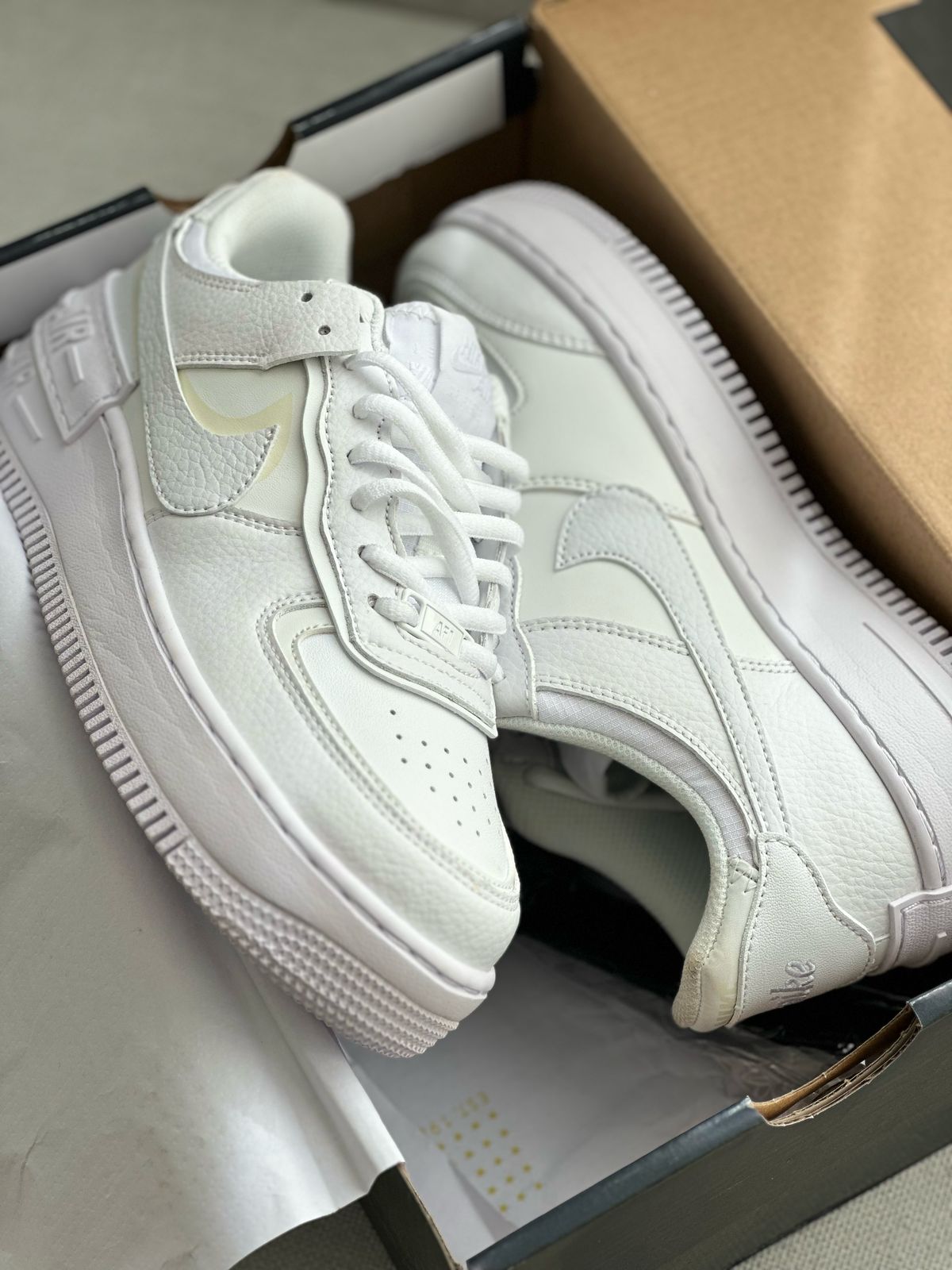 Nike Air Force 1 Shadow "White" (37, Pronta Entrega)