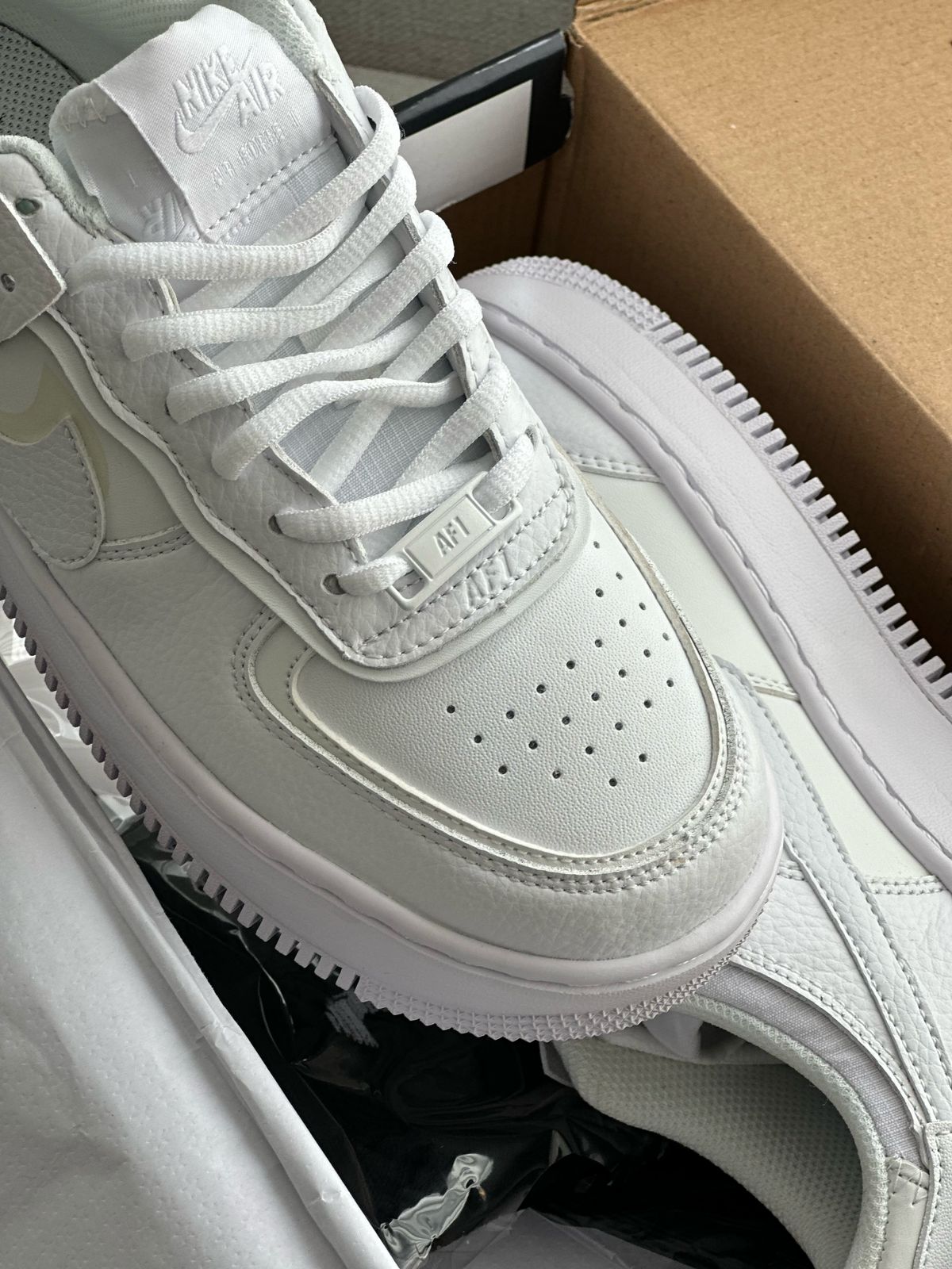 Nike Air Force 1 Shadow "White" (37, Pronta Entrega)