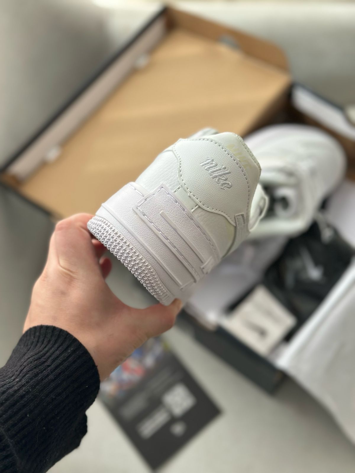 Nike Air Force 1 Shadow "White" (37, Pronta Entrega)