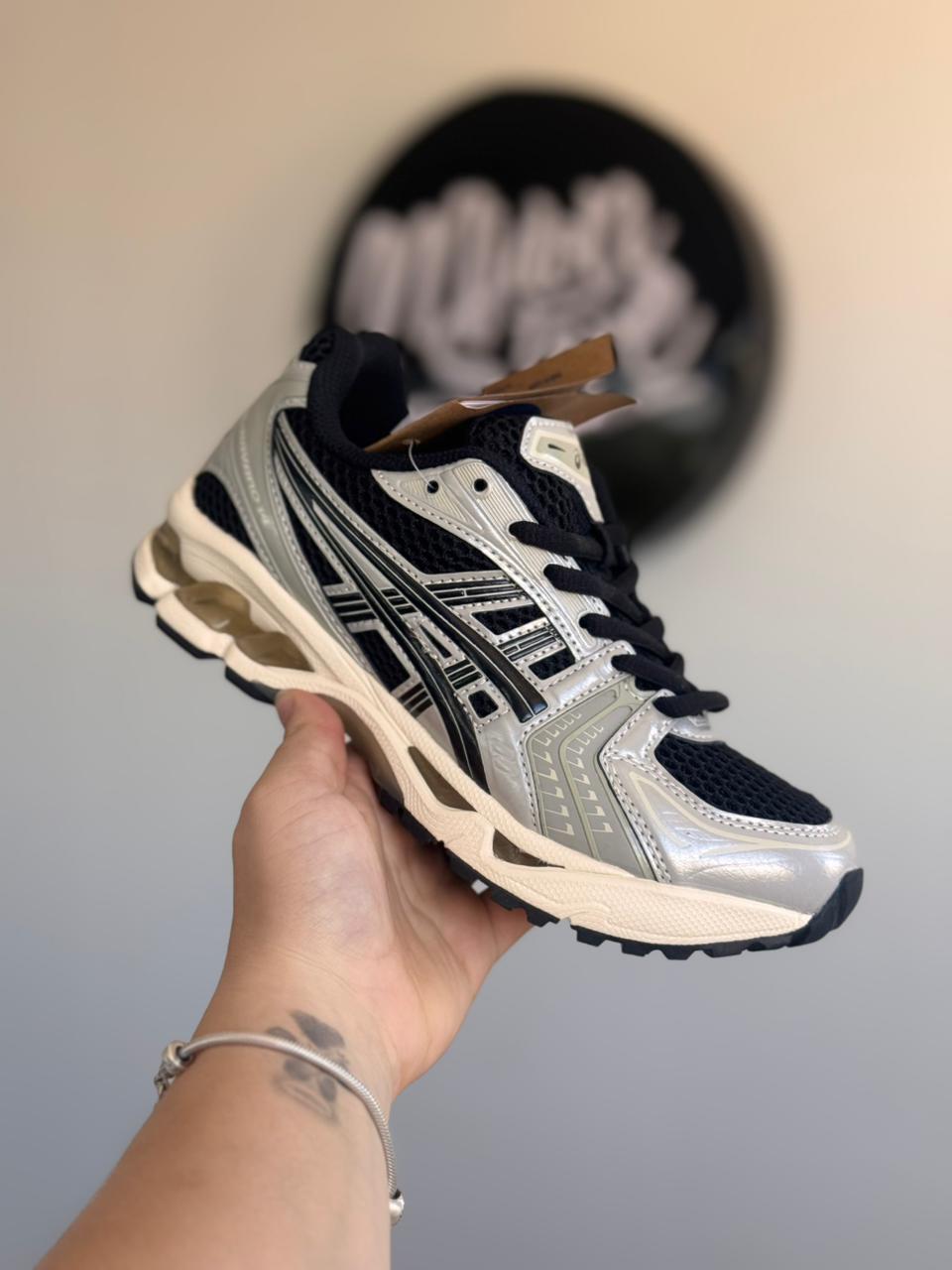 Asics Gel-Kayano 14 "Black Seal Grey" (Pronta entrega, 35)