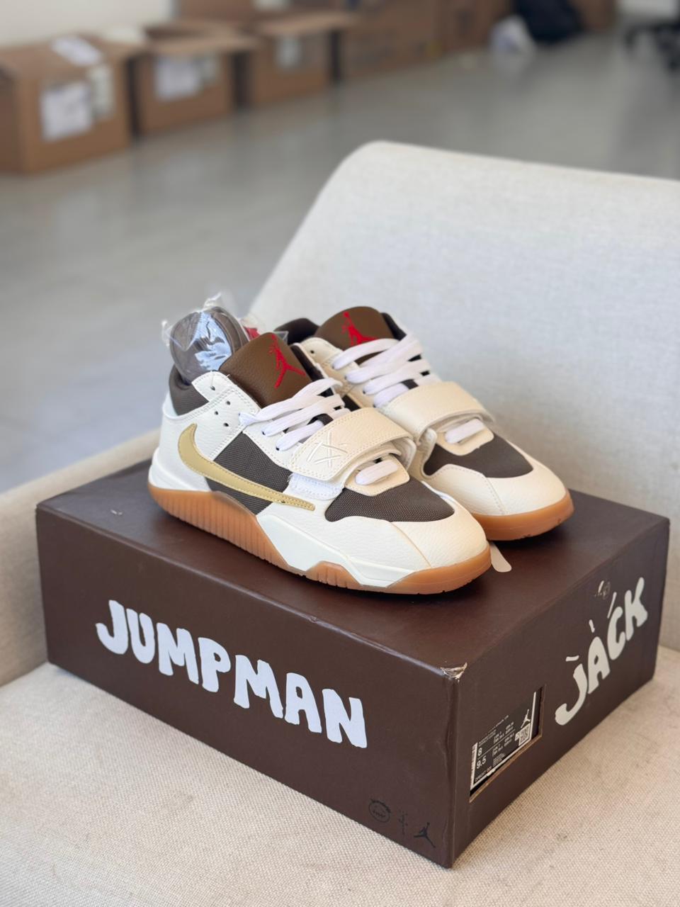 Travis Scott x Air Jordan Jumpman Jack TR Sail (Pronta entrega, 39.5)