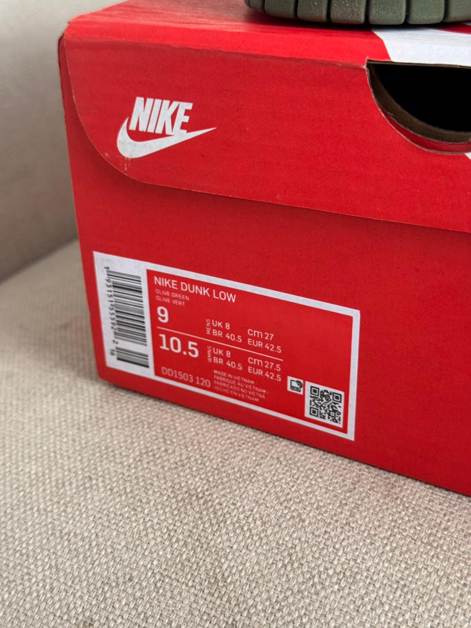 Nike Dunk Low Medium Olive (40.5, Pronta Entrega)