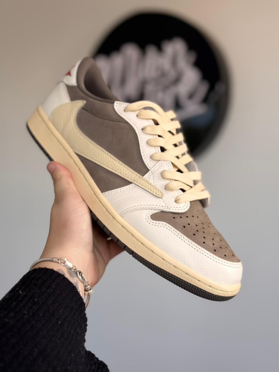 Nike Air Jordan 1 Low x Travis Scott "Reverse Mocha" (Pronta entrega, 42)