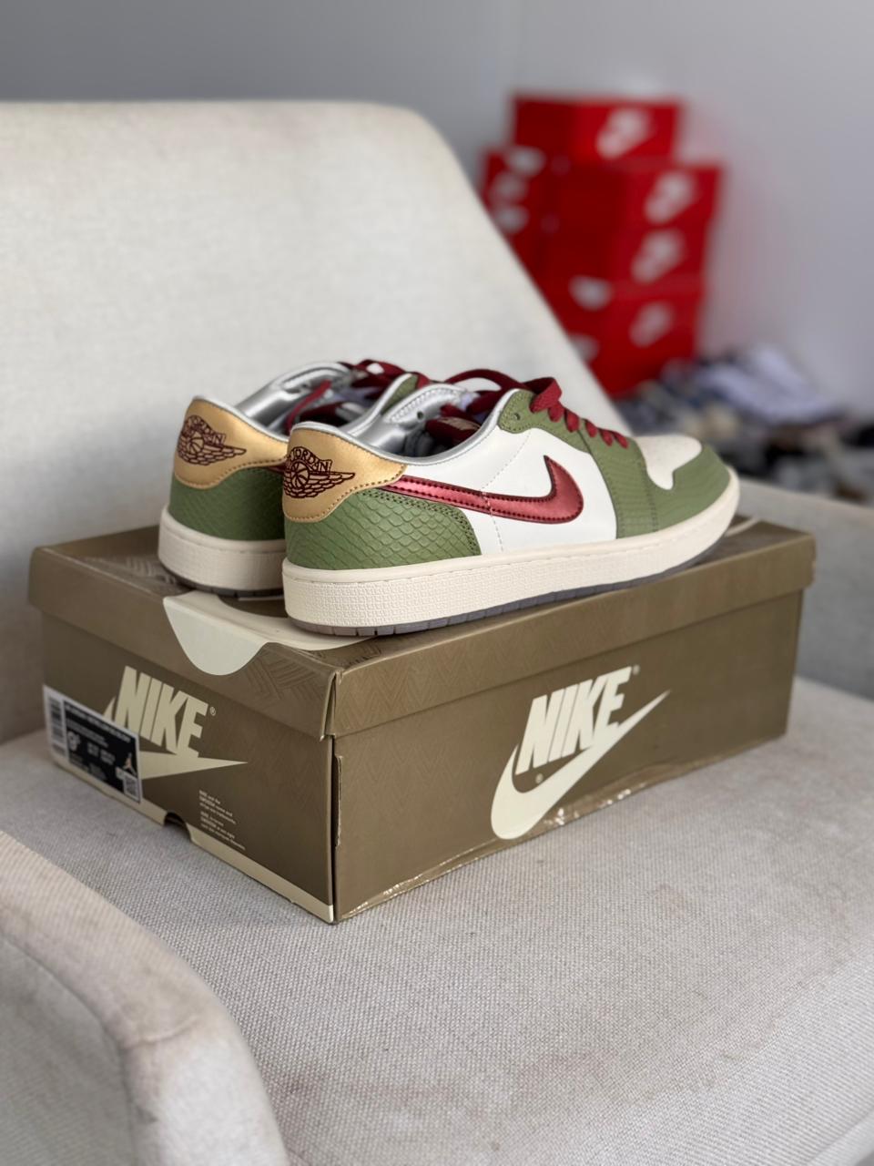 Nike Air Jordan 1 Low x Year of Dragon Chinese (Pronta entrega, 41)