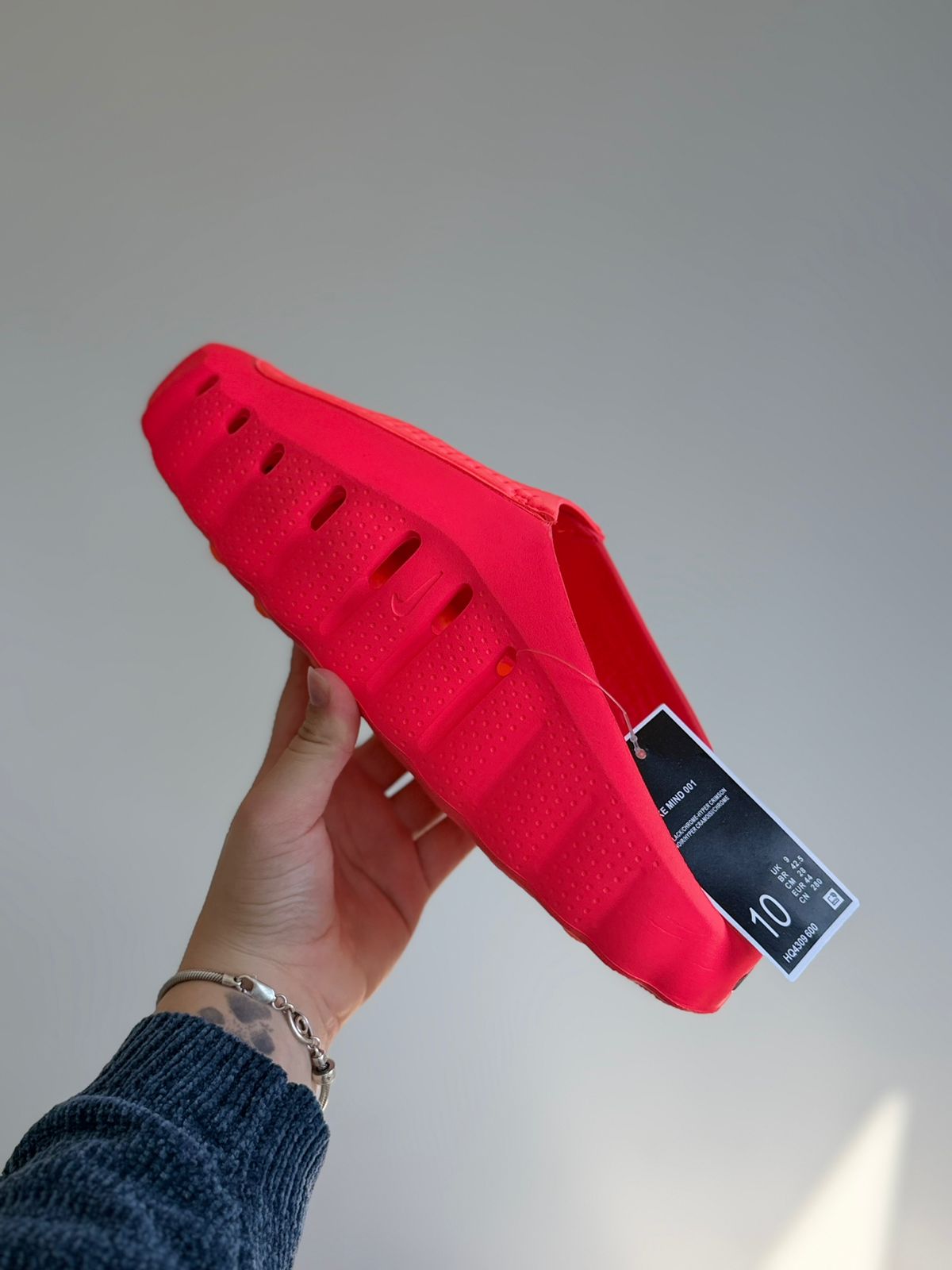 Nike Mind 001 Slide "Solar Red" (42.5, Pronta Entrega)