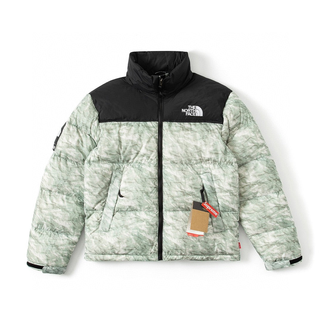 Supreme x The North Face Nuptse Jacket Inspired – Ice Camo Edition