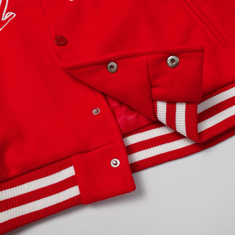 Varsity Jacket | Louis Vuitton | White Red